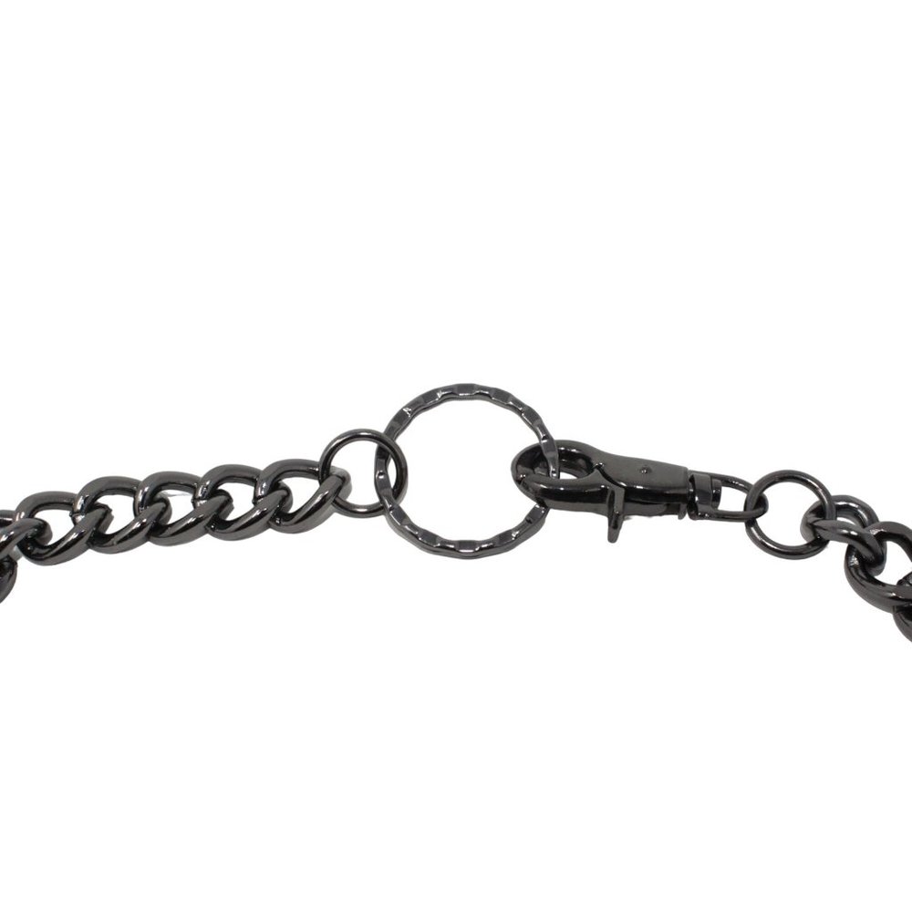 Hematite 3MM Curb Chain Big Chunky Link 26" Pant Keys Wallet Chain - Picture 2 of 3